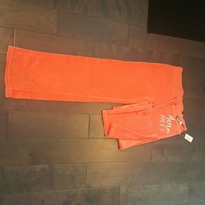 Peach Orange Sweat Pants